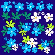 Hibiscus flower illustration N2