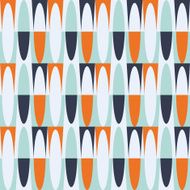 Seamless geometric vintage wallpaper vector N8
