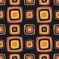 Seamless geometric vintage wallpaper vector N9