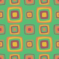 Seamless geometric vintage wallpaper vector N10