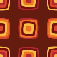 Seamless geometric vintage wallpaper vector N12