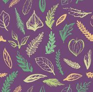 Seamless leaf pattern N10