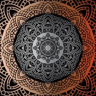 Silver mandala N2