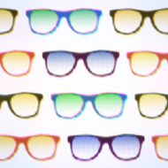 Seamless Halftone Hipster Pattern Vector illustration eps10 editable