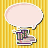 shoe style theme elements vector eps N33
