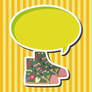 shoe style theme elements vector eps N38