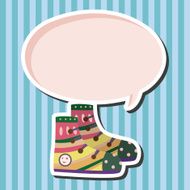 shoe style theme elements vector eps N39