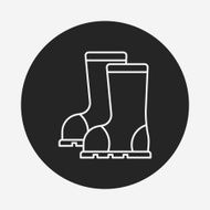 Rain boots line icon N10