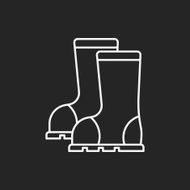 Rain boots line icon N11