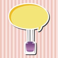 nail polish theme elements vector eps N3