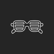 sunglasses line icon N19