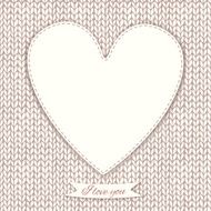 Romantic valentine&#039;s day knitted background N9