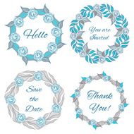 Decorative floral frames collection N2