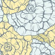 Seamless pattern with decorative roses N9