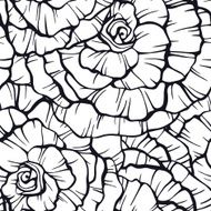 Seamless pattern with decorative roses N11