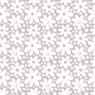 Seamlesspattern with decorative daisy flowers N2