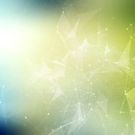 Abstract geometric background Wireframe mesh polygonal