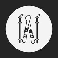 Ski board icon N3