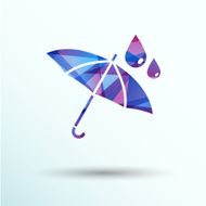waterproof icon water proof vector symbol umbrella N4