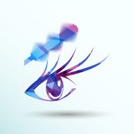 Illustration brushes mascara brush makeup eye eyelash N5