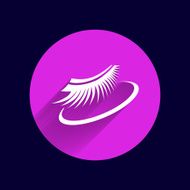 False lashes isolated eyelash fake eye woman up girl close N6