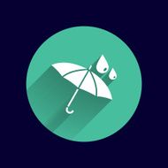 waterproof icon water proof vector symbol umbrella N5