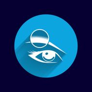 Human eye vector isolated eyebrow female makeup beauty eyesight N6