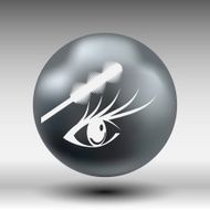 Illustration brushes mascara brush makeup eye eyelash N7