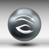 eyelash pinching eye makeup isolated glamour cosmetic fashion N7