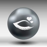Vector illustration grunge beautiful female eye creamy N7
