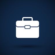 suitcase icon travel business sign symbol N3