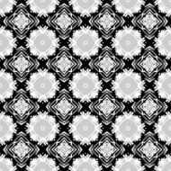 Monochrome seamless pattern N9