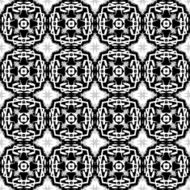 Monochrome seamless pattern N19