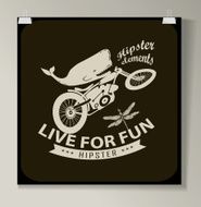 Hipster Quote infographic Background N10