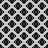 Monochrome seamless pattern N22