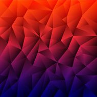 abstract background with red triangles and blue N2