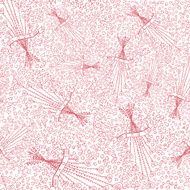 Hand drawn doodle seamless pattern with hearts N7