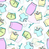 The pattern of fashion and stereo effect on white background