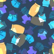 Pattern of fashion on a dark background