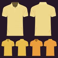 Color men t-shirts Design template Vector illustration N4