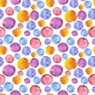 Watercolor Circle Pattern