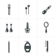 Elegant Fashion Icons Set