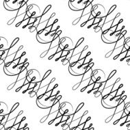 Vector seamless pattern of elegant flourishes