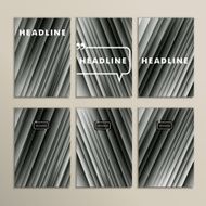 lines on a colored background Set vector banners N3