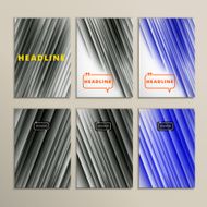 lines on a colored background Set vector banners N5
