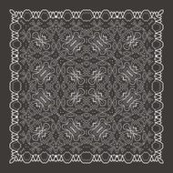 Vector Beautiful Deco Black Mandala N238