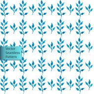 Vector hand drawn seamless watercolor decorative floral ornamental pattern