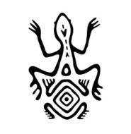 lizard in native style