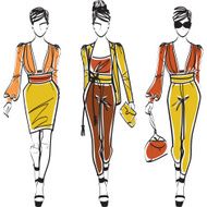 Three elegant women N11