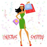 Christmas Shopping Girl N2
